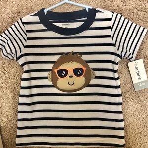 Carter’s 18 months BRAND NEW Monkey Shirt